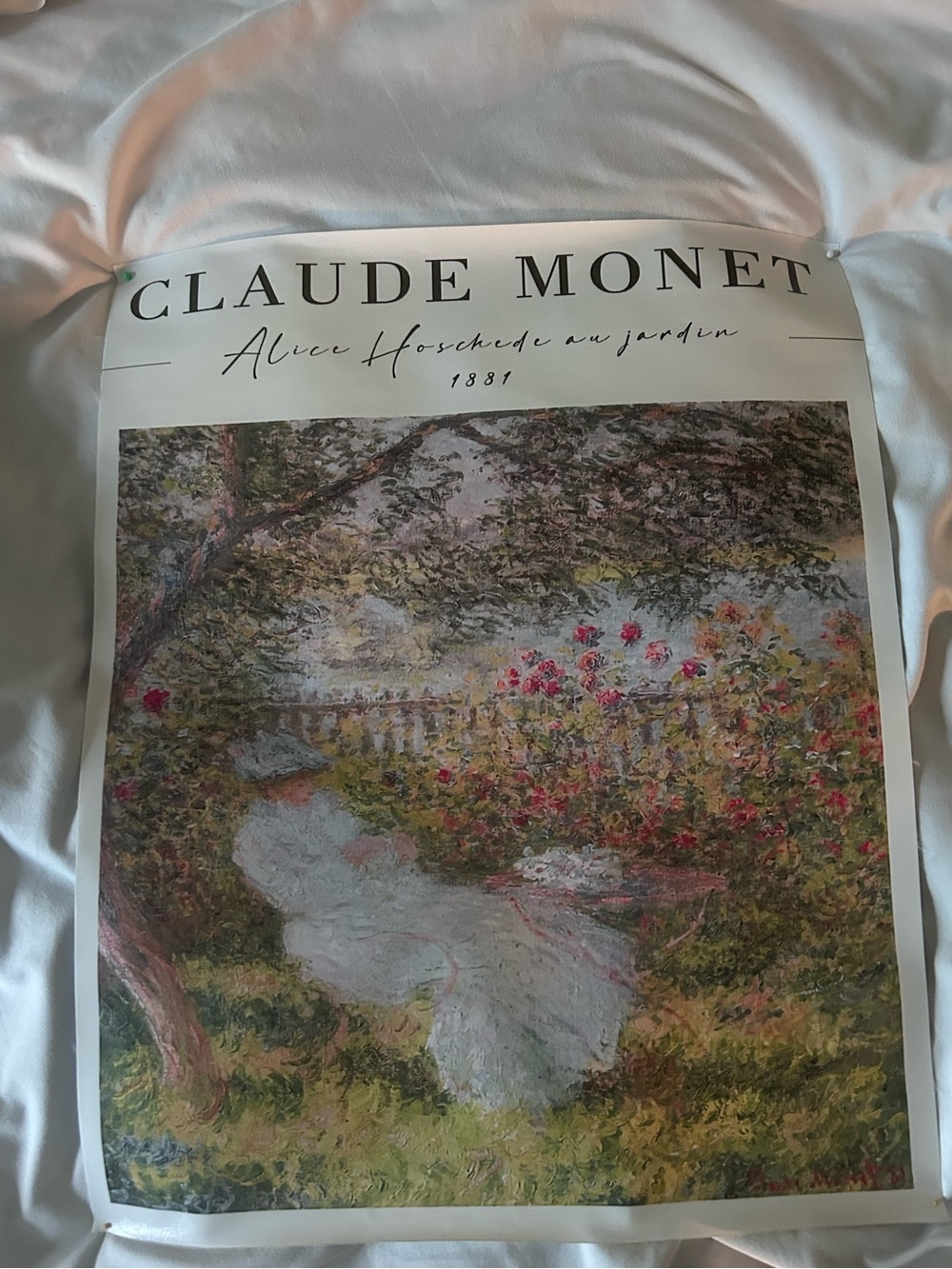 SHEIN Claude Monet Canvas Posters SET OF 3
